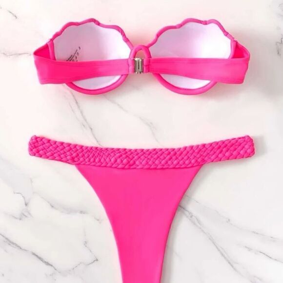 Bikini LUXE Mermaid Push Up Bikini Swimsuit Set - Picture 6 of 9